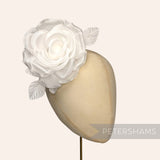 'Kelly' Silk 14cm Rose Millinery Fascinator Flower Hat Mount
