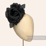 'Kelly' Silk 14cm Rose Millinery Fascinator Flower Hat Mount