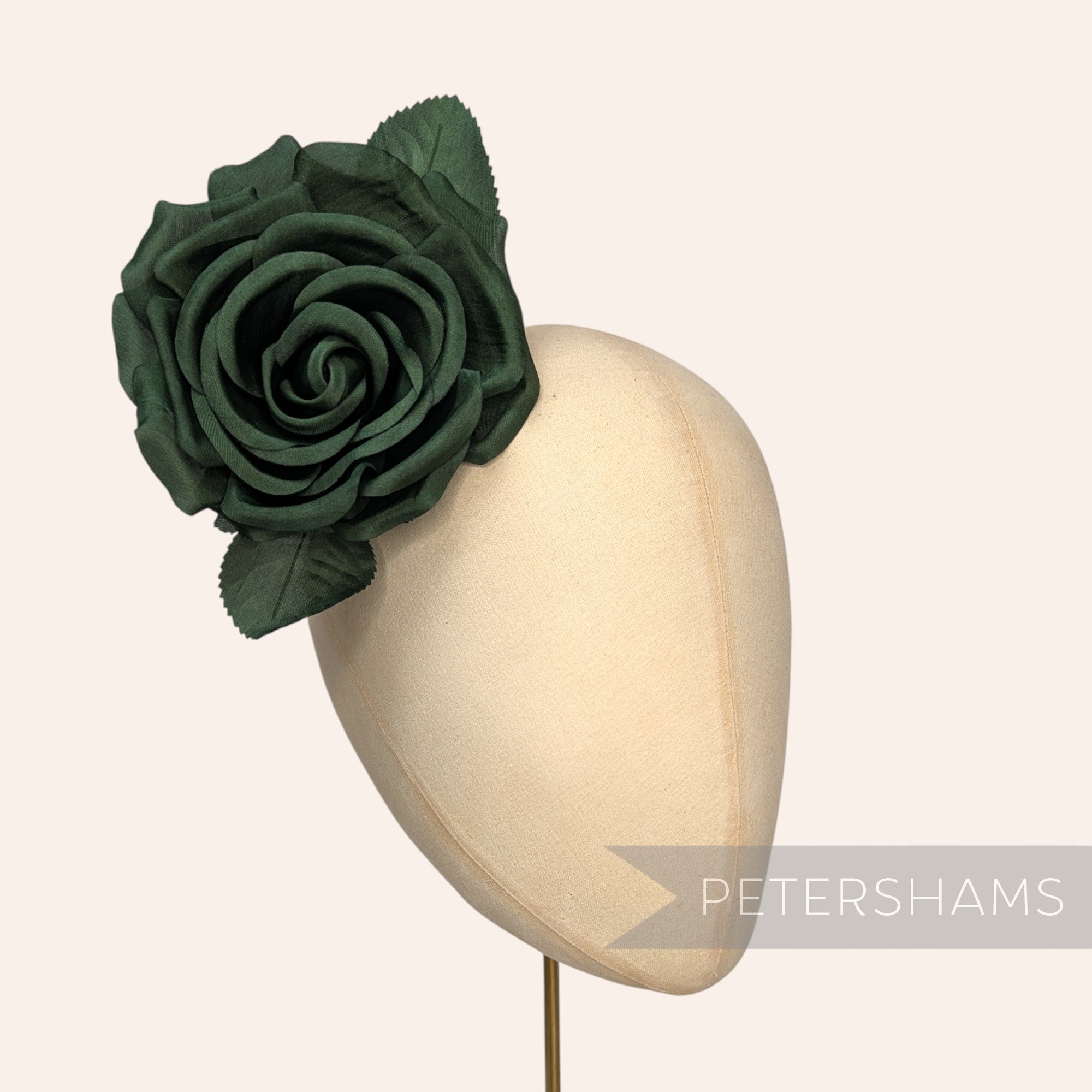 'Kelly' Silk 14cm Rose Millinery Fascinator Flower Hat Mount