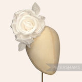 'Kelly' Silk 14cm Rose Millinery Fascinator Flower Hat Mount