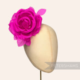 'Kelly' Silk 14cm Rose Millinery Fascinator Flower Hat Mount
