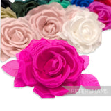 'Kelly' Silk 14cm Rose Millinery Fascinator Flower Hat Mount