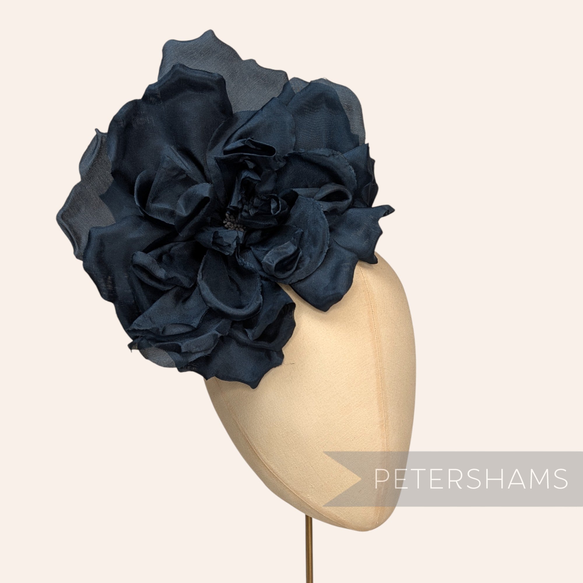 'Lucinda' Extra Large Silk 20cm Rose Millinery Flower