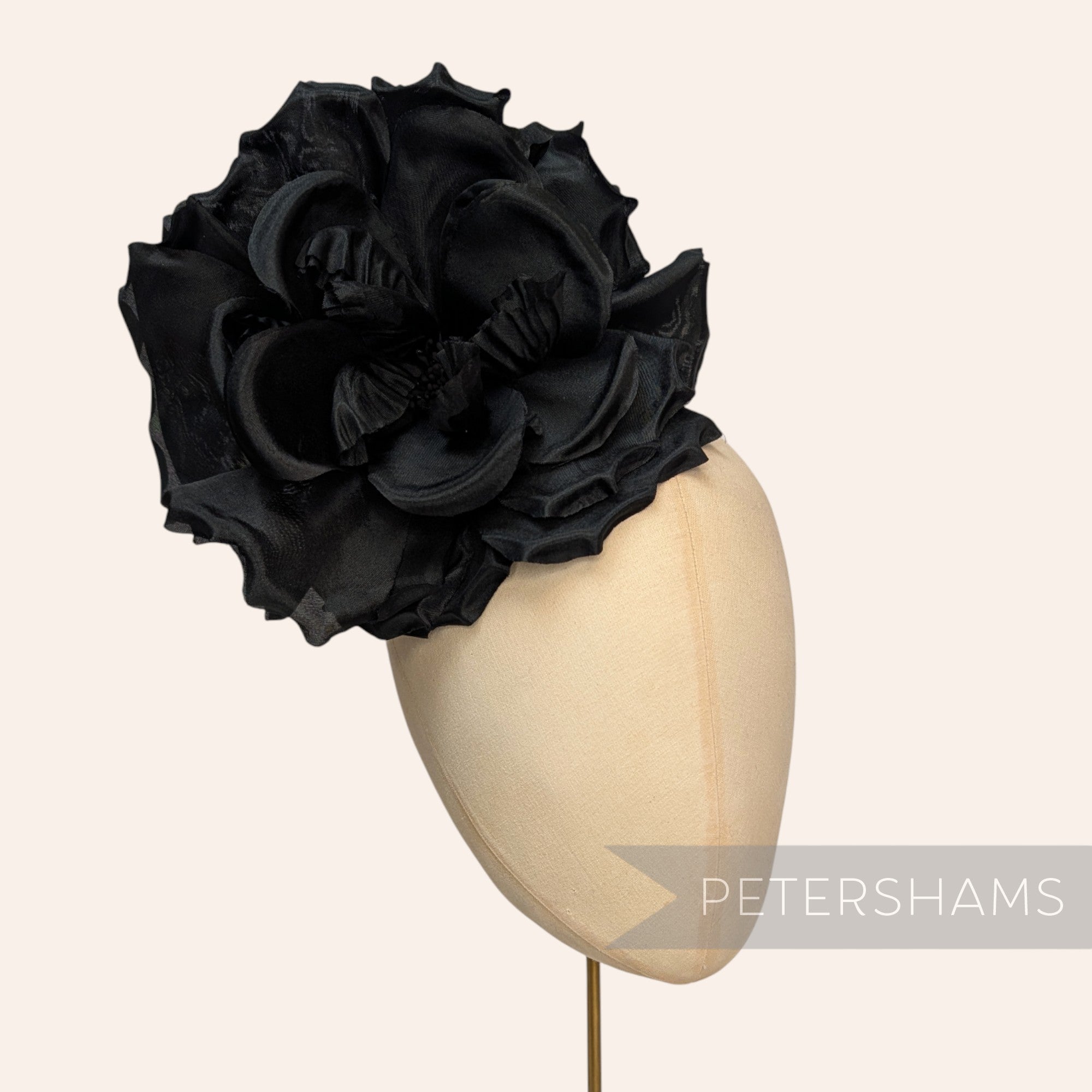 'Lucinda' Extra Large Silk 20cm Rose Millinery Flower