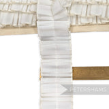 Box Pleated 44mm Vintage 1970's Cotton Trim - 1m