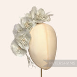 'Amelia' Organza Millinery Flower Hat Mount
