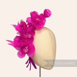 'Amelia' Organza Millinery Flower Hat Mount