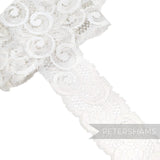 Swirly Scalloped Edge 50mm Vintage 1980's Floaty Lace - 1m