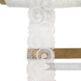Swirly Scalloped Edge 50mm Vintage 1980's Floaty Lace - 1m