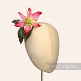 'Feebee' Vintage 1980/90s Silk 10cm Lily Flower Millinery Hat Mount