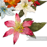 'Feebee' Vintage 1980/90s Silk 10cm Lily Flower Millinery Hat Mount