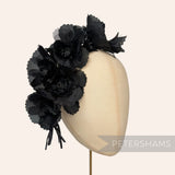 'Amelia' Organza Millinery Flower Hat Mount
