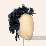 'Amelia' Organza Millinery Flower Hat Mount