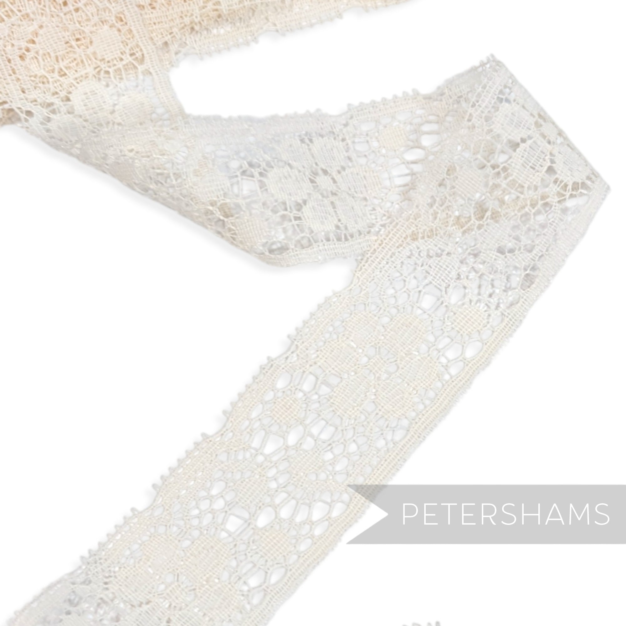 Daisy and Dot 40mm Vintage 1980's Scalloped Lace - 1m