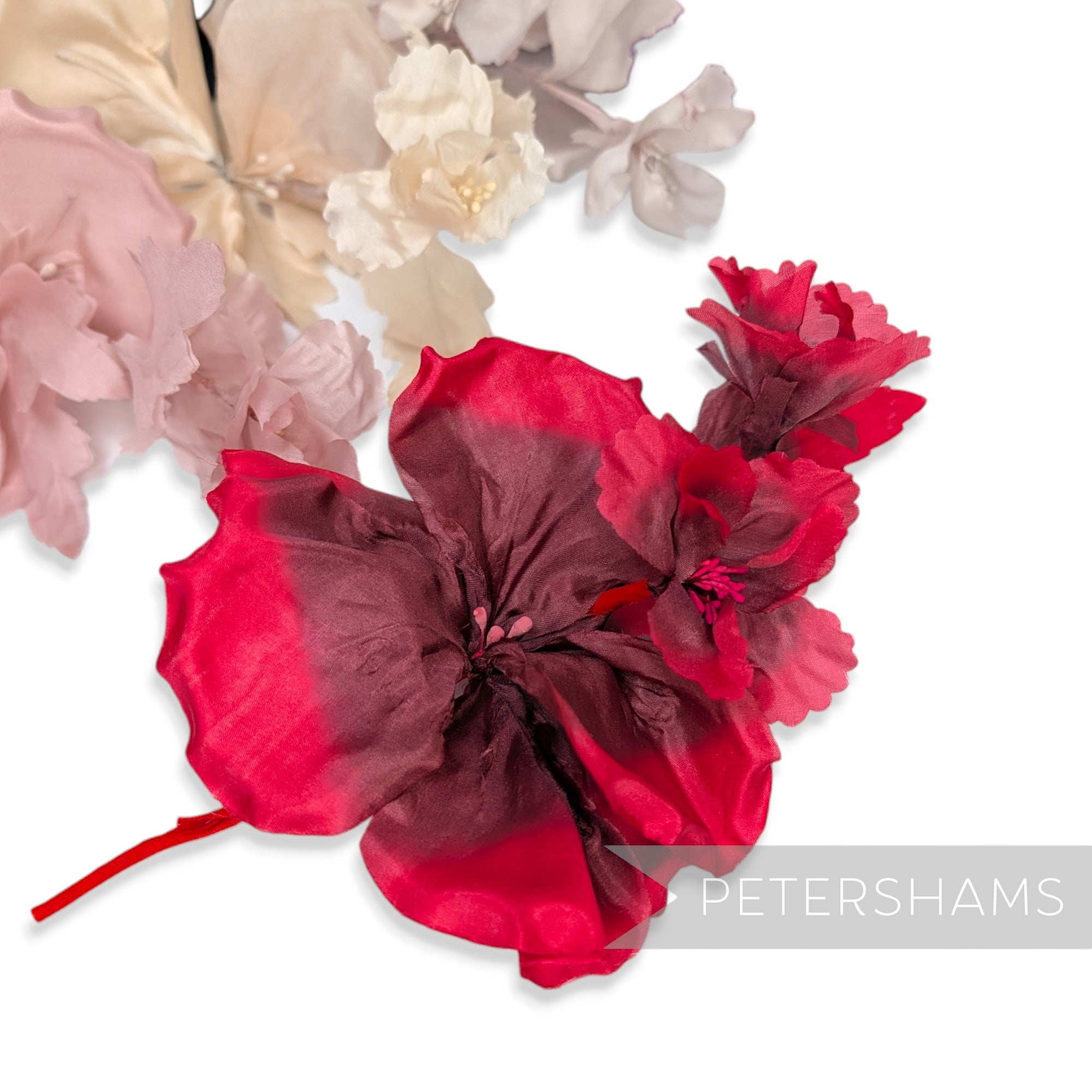 'Katie May' Silk Millinery Flower Hat Mount