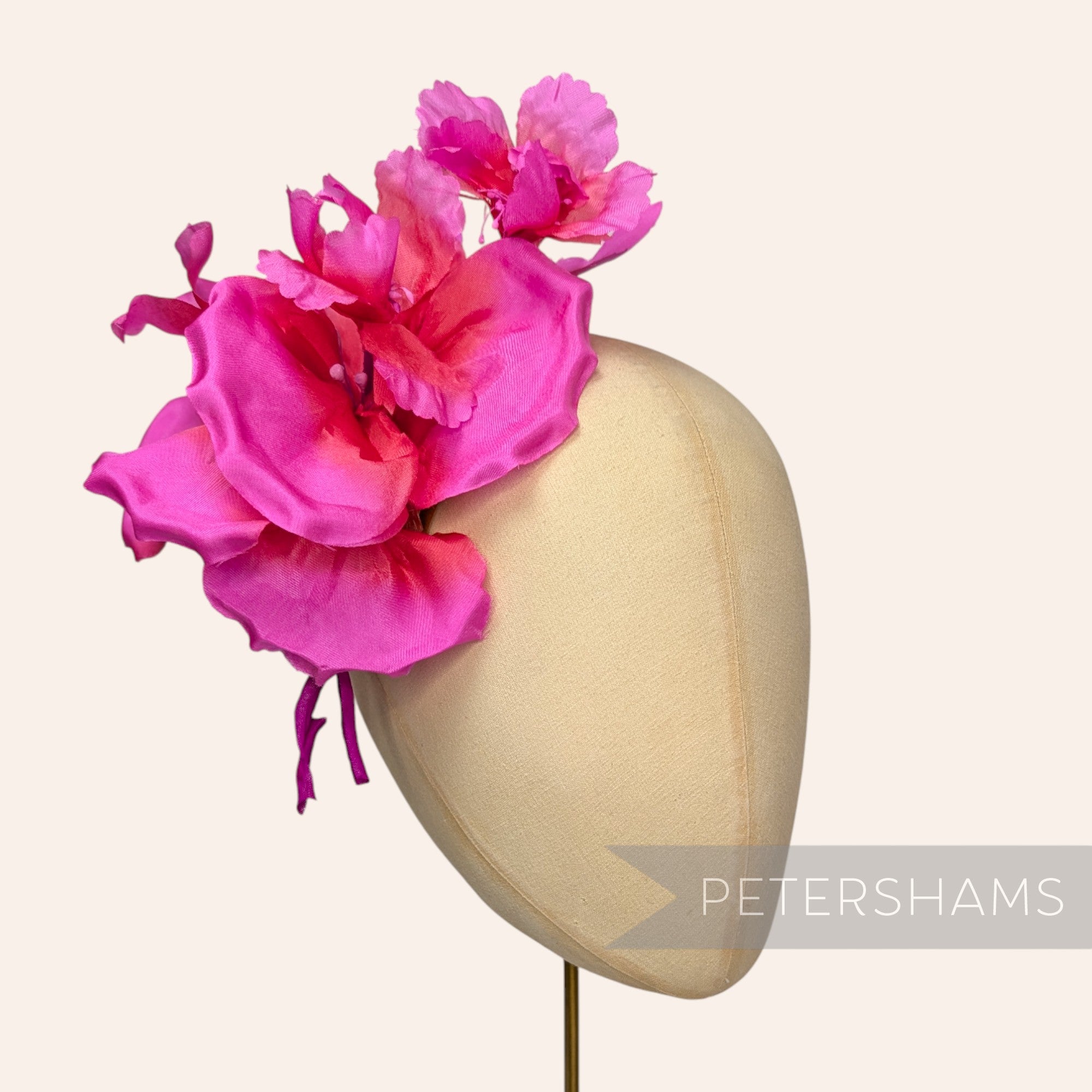 'Katie May' Silk Millinery Flower Hat Mount