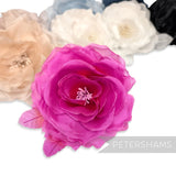'Chloe' Silk 11cm Rose Millinery Flower Hat Mount
