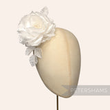 'Chloe' Silk 11cm Rose Millinery Flower Hat Mount