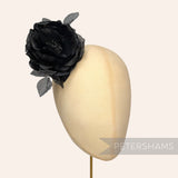 'Chloe' Silk 11cm Rose Millinery Flower Hat Mount