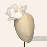 'Chloe' Silk 11cm Rose Millinery Flower Hat Mount