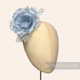 'Chloe' Silk 11cm Rose Millinery Flower Hat Mount