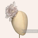 'Chloe' Silk 11cm Rose Millinery Flower Hat Mount