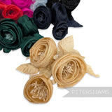 'Michelle' Silk Ranunculus Millinery Flower Hat Mount