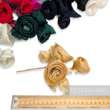 'Michelle' Silk Ranunculus Millinery Flower Hat Mount