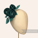 'Michelle' Silk Ranunculus Millinery Flower Hat Mount