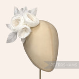 'Michelle' Silk Ranunculus Millinery Flower Hat Mount