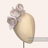 'Michelle' Silk Ranunculus Millinery Flower Hat Mount