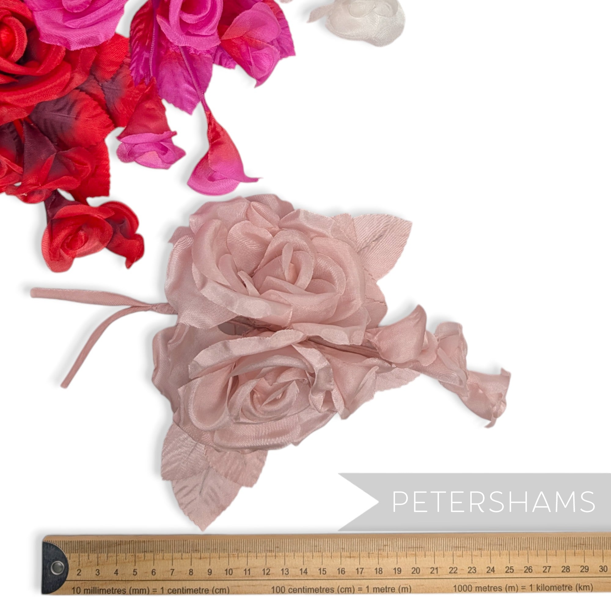 'Colette' Double Silk Millinery Flower Mount