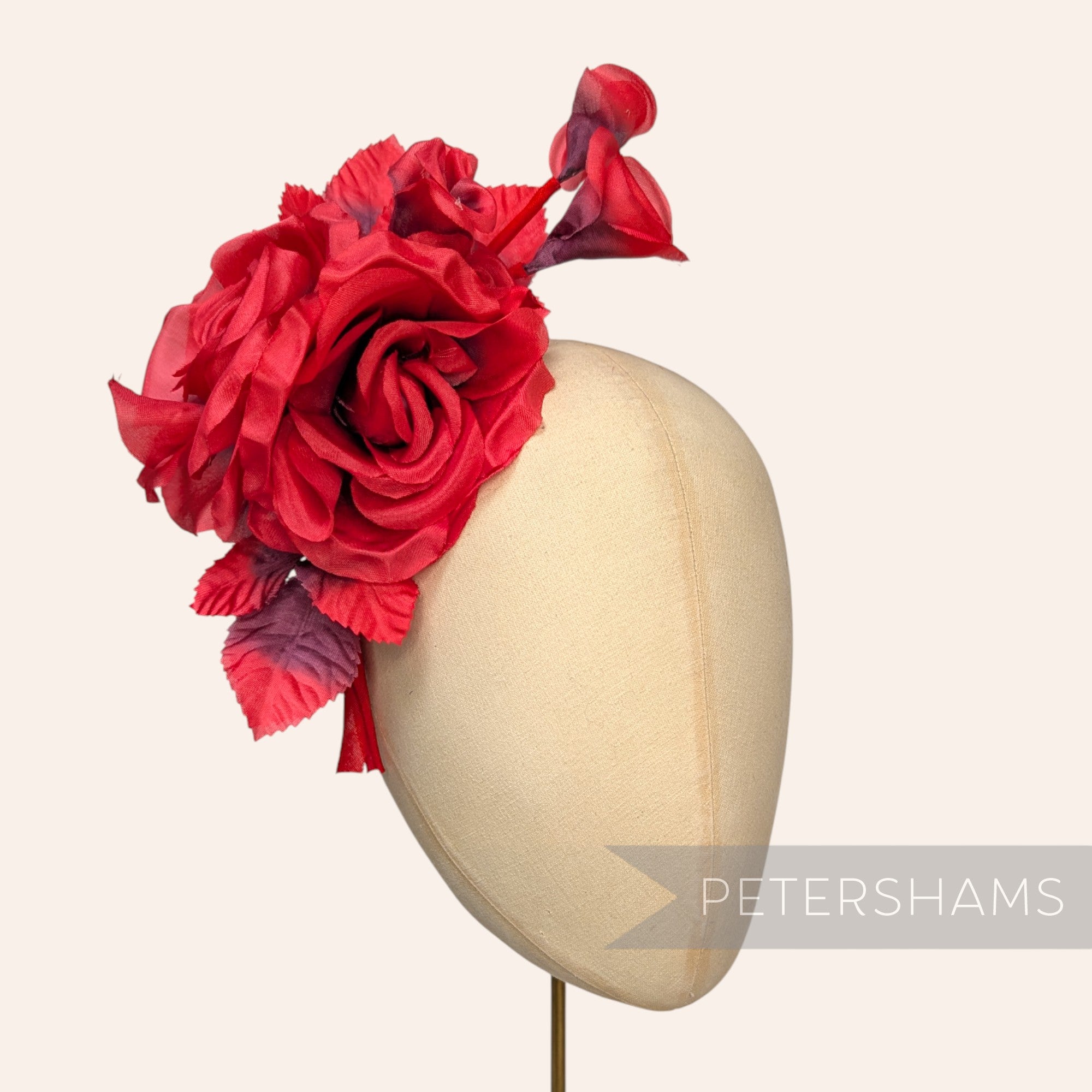 'Colette' Double Silk Millinery Flower Mount