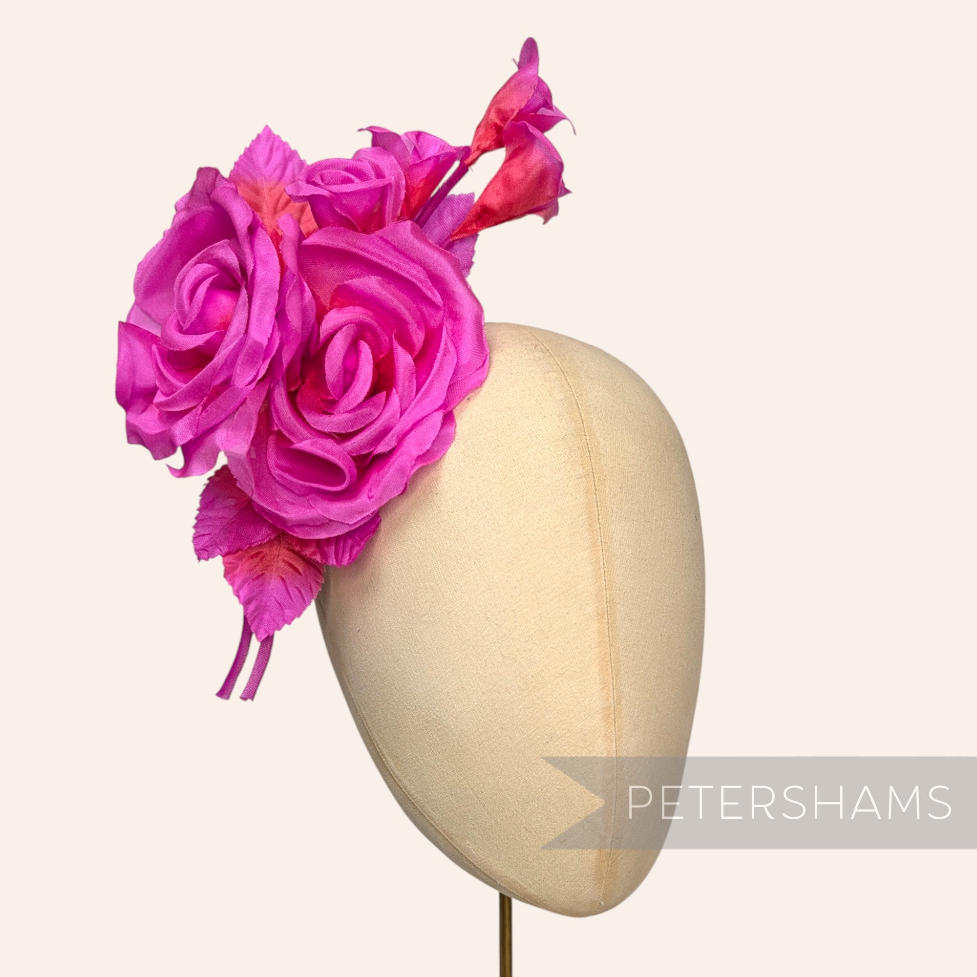 'Colette' Double Silk Millinery Flower Mount