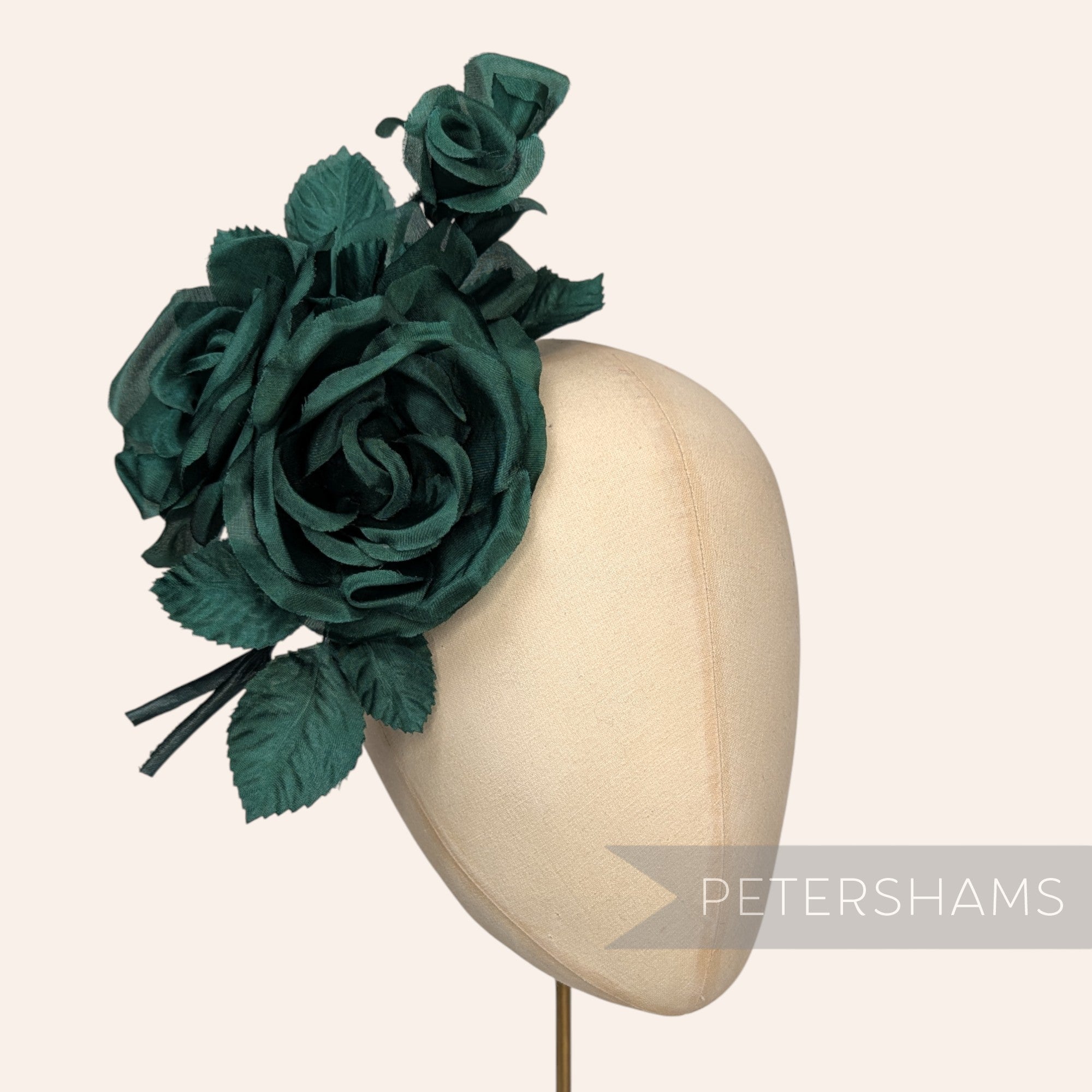 'Colette' Double Silk Millinery Flower Mount