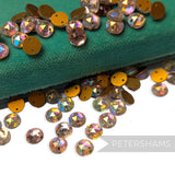 Vintage 1960/70's 7mm Glass 2-Hole Flatback Faceted Gems - 72 Pieces