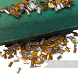 Vintage 1970/80's 4x2mm Rectangle Faceted Crystals - Approx. 144