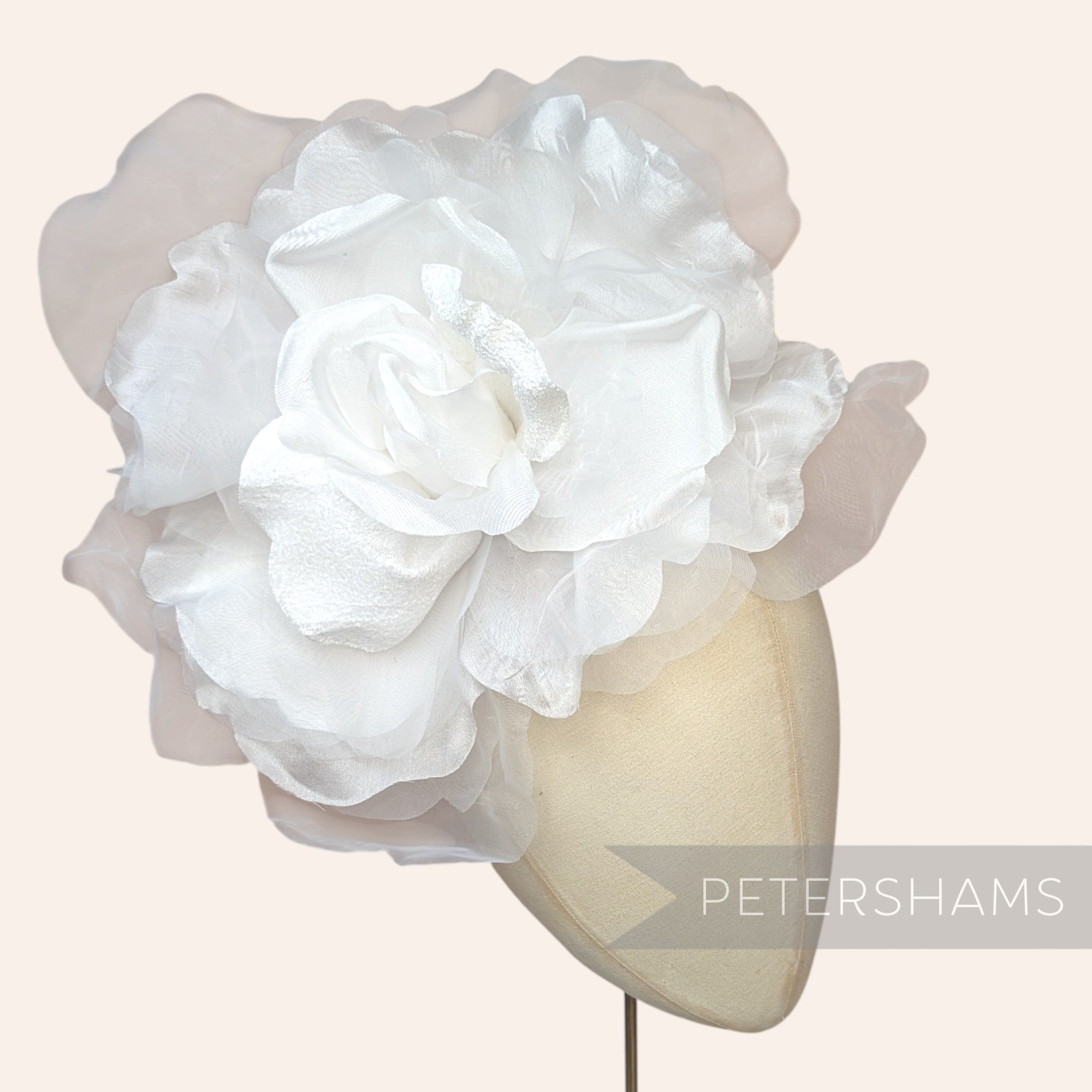 'Priscilla' Giant 25cm Velvet & Organza Millinery Flower