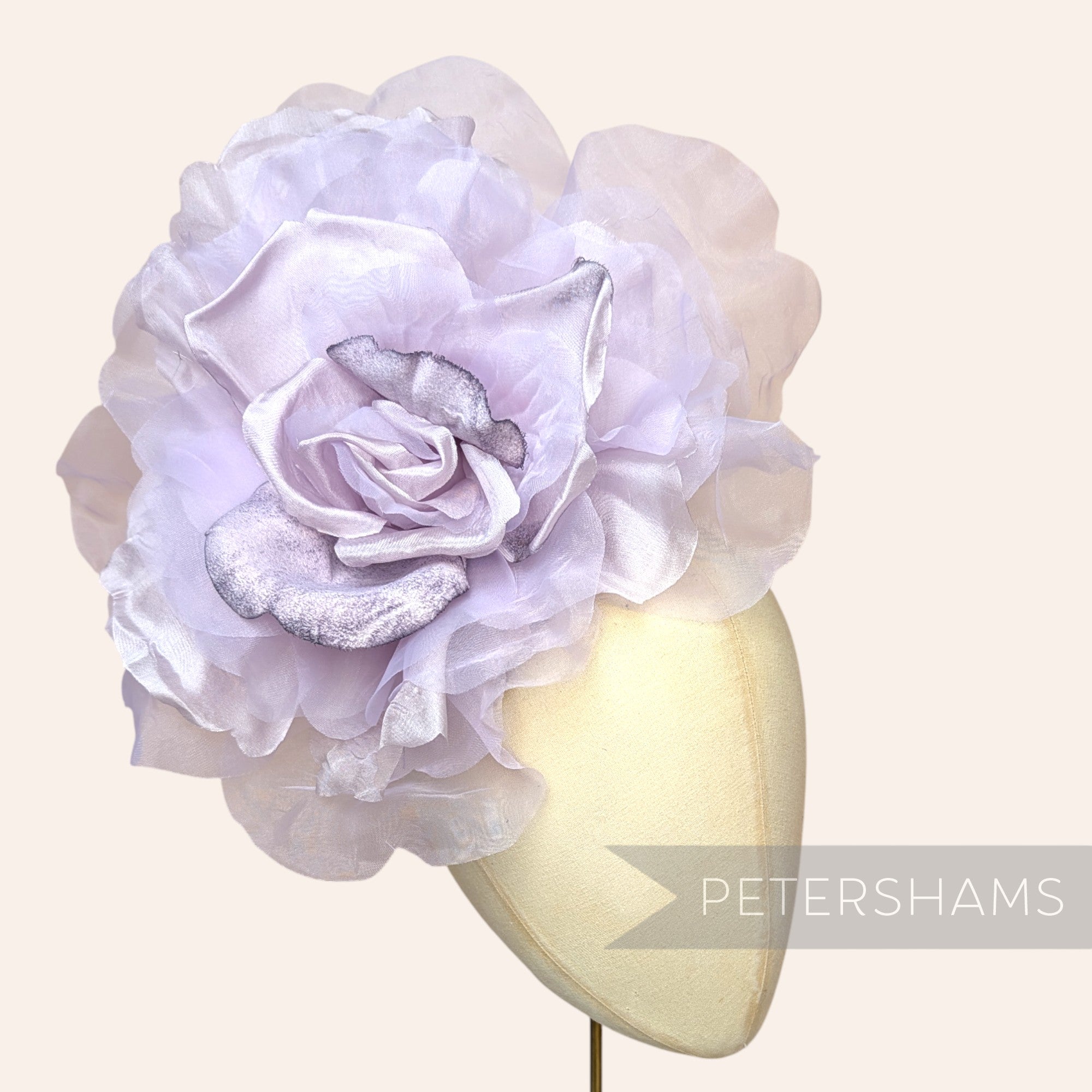 'Priscilla' Giant 25cm Velvet & Organza Millinery Flower