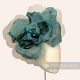 'Priscilla' Giant 25cm Velvet & Organza Millinery Flower