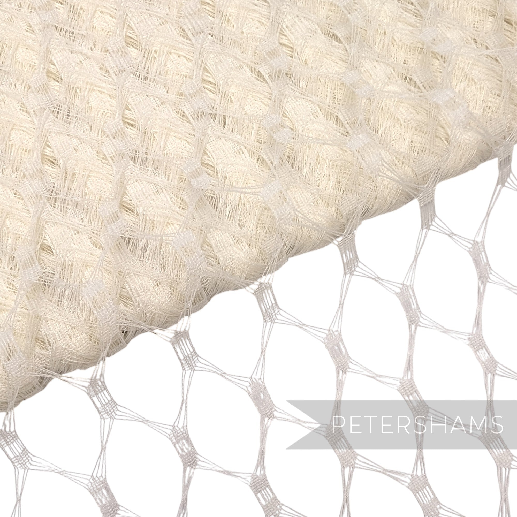 Vintage Replica Waffle Weave Veiling 23cm (9 inch) - 1m