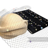 9 inch wide Pastel Dotted Veiling - 1m