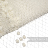 Vintage Replica Diamond Pattern Dotted Veiling - 1m