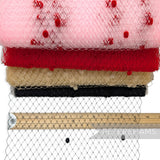 Dotted 9 Inch (23cm) Veiling - 1m