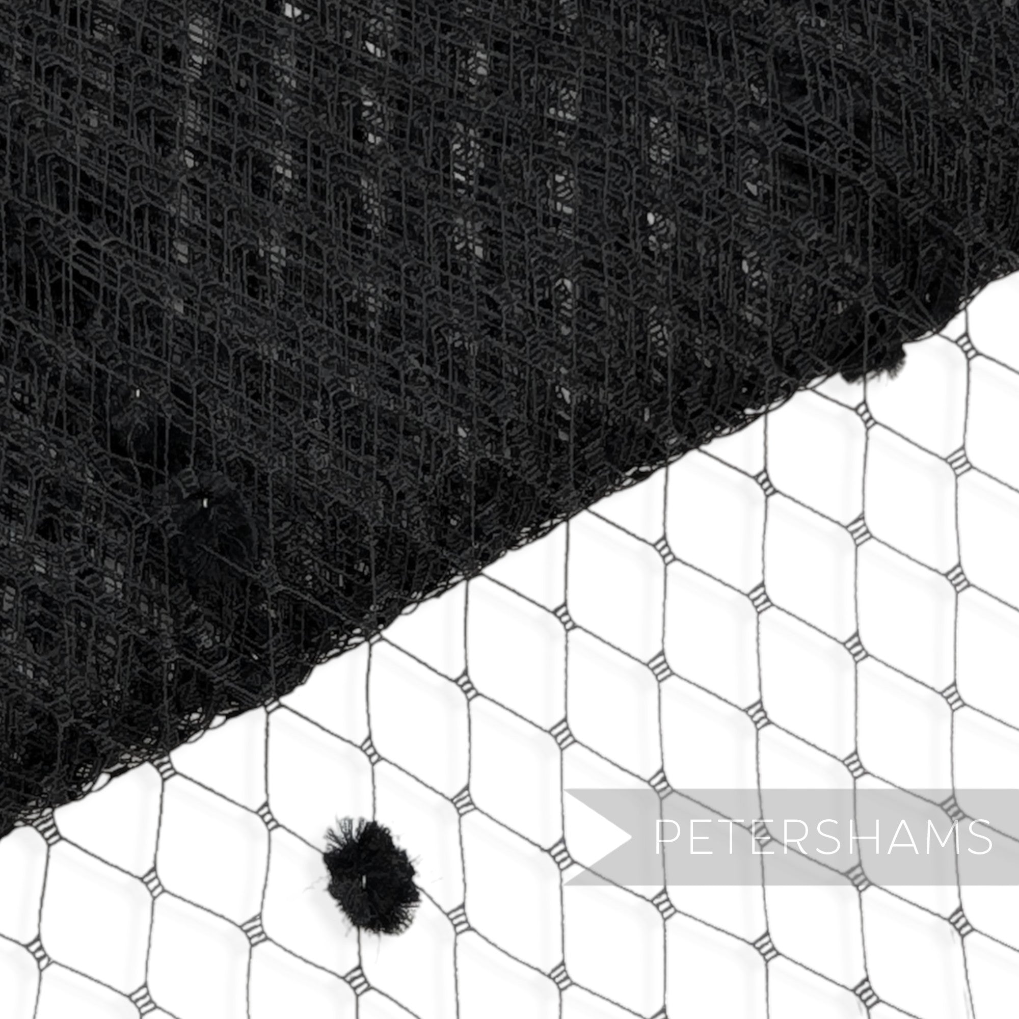 Dotted 9 Inch (23cm) Veiling - 1m