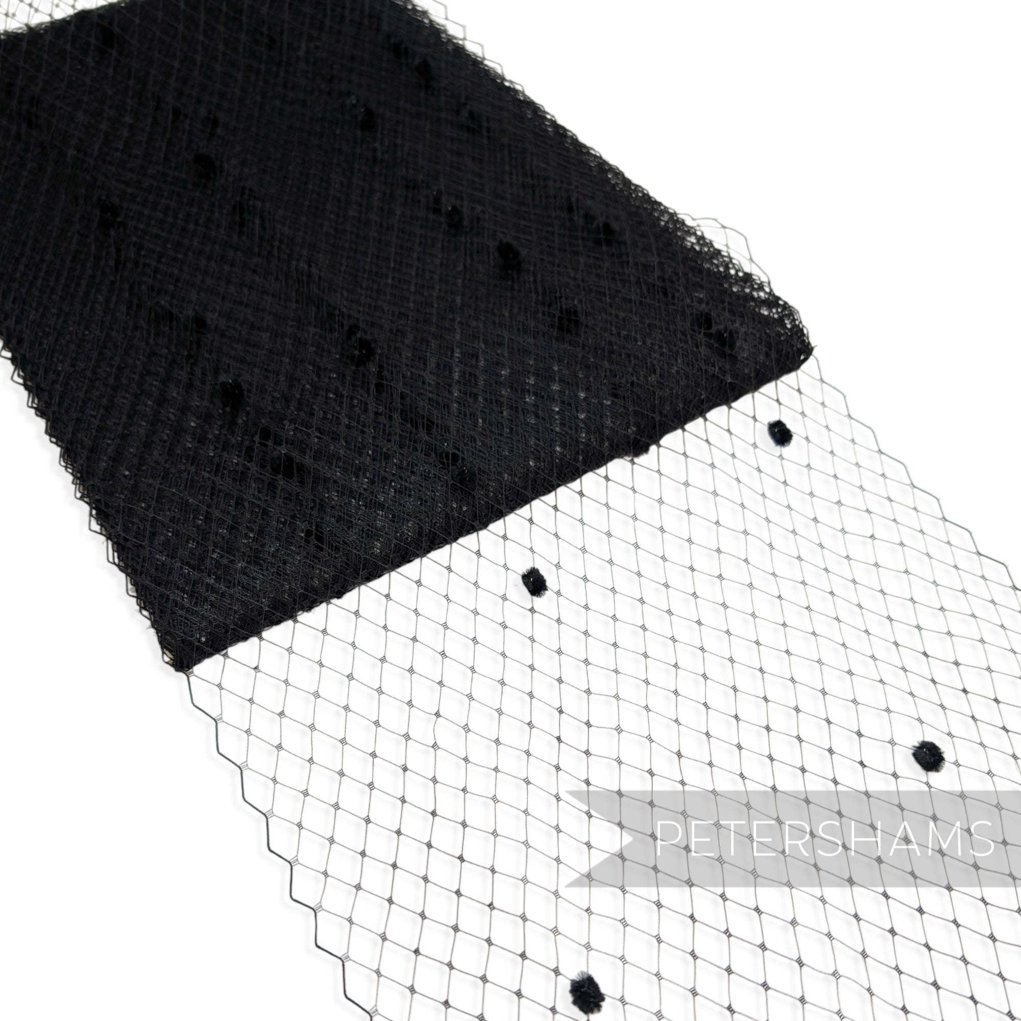 Dotted 9 Inch (23cm) Veiling - 1m