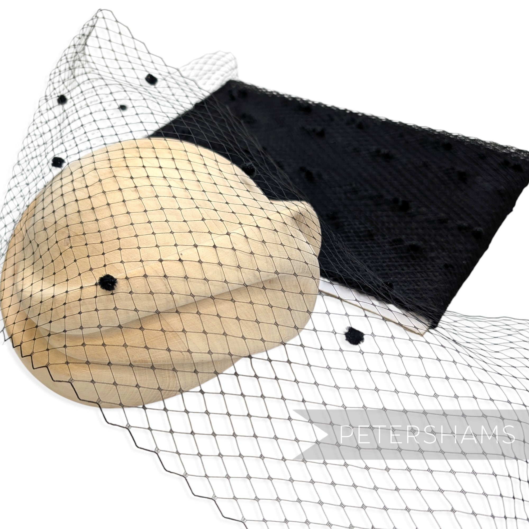 Dotted 9 Inch (23cm) Veiling - 1m