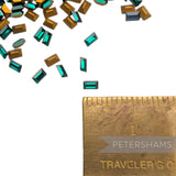 Vintage 1970/80's 3x2mm Rectangle Faceted Crystals - Approx. 144