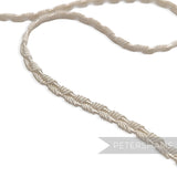 Vintage 1950/60's French Braided Effect Silky Russia Braid Trim - 12m Card