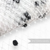 Dotted 9 Inch (23cm) Veiling - 1m